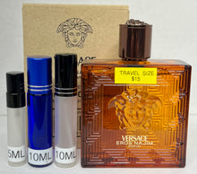 Load image into Gallery viewer, Eros Najim Versace Pour Homme for Men Travel Size 0.33 Fl. Oz./10 Ml. Or 0.16 Fl. Oz./5 Ml. Atomizer Spray or Roll-on Bottles