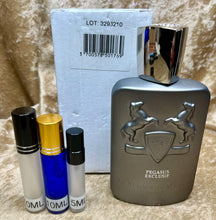 Load image into Gallery viewer, Pegasus Exclusif Parfum de Marly Parfum Travel Size 0.33 Fl. Oz./10Ml or 0.16 Fl. Oz./5ml Atomizer Spray or Roll-on Bottle