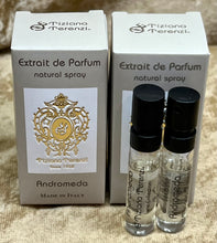 Load image into Gallery viewer, Tiziana Terenzi Andromeda Extrait de Parfum 2X Samples Vials Spray 1.5ml / 0.05 oz