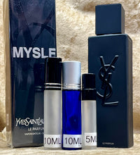 Load image into Gallery viewer, Myslf YSL Yves Saint Laurent Le Parfum Travel Size 0.33 Fl. Oz. 10Ml. Or 0.16 Fl. Oz. 6 Ml. Atomizer Spray or Roll-on Bottle