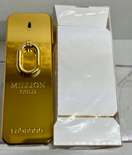 Load image into Gallery viewer, Million Gold intense Rabanne Eau de Parfum 3.4 Fl. Oz./100 Ml. Tester Bottle