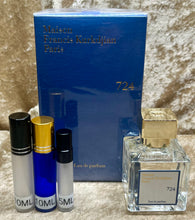 Load image into Gallery viewer, 724 Maison Francis Kurkdjian Eau de Parfum Travel Size 0.33 Fl. Oz./10 Ml. Or 0.16 Fl. Oz./5 Ml. Atomizer Spray or Roll-on Bottle