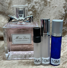 Load image into Gallery viewer, Miss Dior Blooming Bouquet Eau de Toilette Travel Size 0.33 Fl. Oz. 10 Ml. Or 0.16 Fl. Oz. 5 Ml. Atomizer Spray or Roll-on Bottle