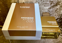 Load image into Gallery viewer, Amber Oud White Edition Haramain Eau De Parfum 3.4 Fl. Oz. 100 Ml. Sealed Box