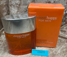 Load image into Gallery viewer, Clinique Happy for Men Cologne/Eau de Toilette 3.4 Fl. Oz. 100 Ml. Sealed Box