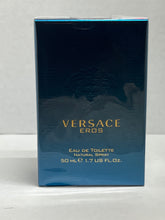 Load image into Gallery viewer, Versace Eros Pour Homme for Men Eau de Toilette 1.7 Fl. 0z./50 Ml. Sealed Box