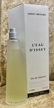 Load image into Gallery viewer, Issey Miyake L’Eau D’issey Eau de Toilette 3.3 Fl. Oz. 100 Ml. Tester Bottle