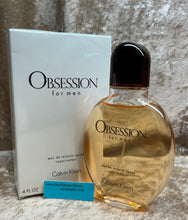Load image into Gallery viewer, Obsession for Men Calvin Klein Eau de Toilette 4.0 Fl. Oz. 125 Ml. Sealed Box