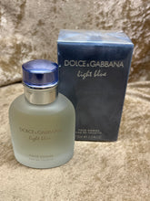 Load image into Gallery viewer, Dolce&amp;Gabbana Light Blue Eau For Men Pour Homme Eau Parfum 2.5 Fl. Oz. 75 Ml. Sealed Box
