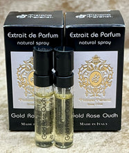 Load image into Gallery viewer, Tiziana Terenzi Gold Rose Oudh Extrait de Parfum Boxed 2X Sample Vails Spray 1.5ml / 0.05 oz..