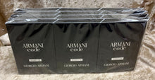 Load image into Gallery viewer, Armani Code Parfum Giorgio Armani 12X Samples 1.2 Ml. 0.04 Fl. Oz. Spray.
