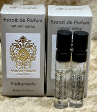 Load image into Gallery viewer, Tiziana Terenzi Andromeda Extrait de Parfum 2X Samples Vials Spray 1.5ml / 0.05 oz
