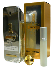 Load image into Gallery viewer, 1 MILLION LUCKY BY PACO RABANNE EAU DE TOILETT 0.33 FL. OZ. 10 ML