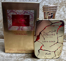 Load image into Gallery viewer, Hawas Lava Gold for Him Eau de Parfum 3.38 Fl. Oz./100 Ml. Sealed Box