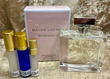 Load image into Gallery viewer, Ralph Lauren Romance Travel Size 0.33 Fl. Oz. 10 Ml. Or 0.16 Fl. Oz. 5 Ml. Atomizer Spray or Roll-on Bottle