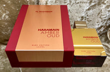 Load image into Gallery viewer, Amber Oud Ruby Edition Haramain Eau de Parfum 3.4 Fl. Oz. 100 Ml. Sealed Box