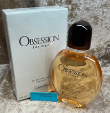 Load image into Gallery viewer, Obsession for Men Calvin Klein Eau de Toilette 4.0 Fl. Oz. 125 Ml. Sealed Box