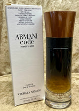 Load image into Gallery viewer, Armani Code Profumo Parfum 2.0 Fl. Oz. 60 Ml. Discontinued Tester Spray Bottle.