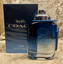 Load image into Gallery viewer, Coach New York Blue for Men Eau De Toilette 3.3 Fl. Oz./100 Ml. Sealed Box