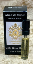 Load image into Gallery viewer, Tiziana Terenzi Gold Rose Oudh Extrait de Parfum Boxed 1X Sample Vails Spray 1.5ml / 0.05 oz..
