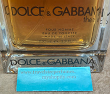 Load image into Gallery viewer, Dalce&amp;Gabbana the One For Men 3.3 Fl. Oz. 100 Ml Eau de Toilette Tester With Cap Bottle