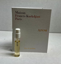 Load image into Gallery viewer, Apom Maison Francis Kurkdjian Eau de Parfum 0.06 Fl. Oz./2 Ml. Sample Spray Bottl