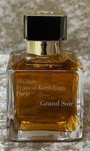 Load image into Gallery viewer, Grand Soir Maison Francis Kurkdjan Sample Eau De Parfum 2.4 Fl. Oz./70 Ml. Tester spray bottle.
