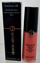 Load image into Gallery viewer, Cheek and Lips Tint Shine Luminous Silk Giorgio Armani Starlit Peach 50S