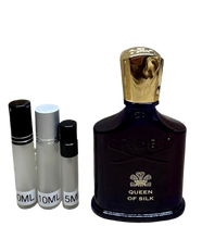 Load image into Gallery viewer, Creed Queen of Silk Eau De Parfum Travel Size 0.33 Fl. Oz./10 Ml. Or 0.16 Fl. Oz./5 Ml. Atomizer Spray or Roll-on Bottle