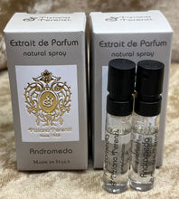 Load image into Gallery viewer, Tiziana Terenzi Andromeda Extrait de Parfum 2X Samples Vials Spray 1.5ml / 0.05 oz
