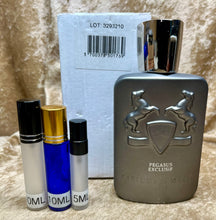 Load image into Gallery viewer, Pegasus Exclusif Parfum de Marly Parfum Travel Size 0.33 Fl. Oz./10Ml or 0.16 Fl. Oz./5ml Atomizer Spray or Roll-on Bottle