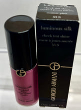 Load image into Gallery viewer, Cheek and Lips Tint Shine Luminous Silk Giorgio Armani Cosmic Pink 53 S