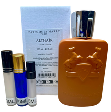 Load image into Gallery viewer, Althair Parfum de Marly Eau de Parfum Travel Size 0.33 Fl. Oz./10Ml or 0.16 Fl. Oz./5ml Atomizer Spray or Roll-on Bottle