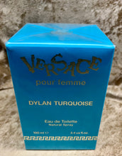 Load image into Gallery viewer, Versace Dylan Turquoise Pour Femme for Ladies Eau de Toilette 3.3 Fl. Oz. 100 Ml. Sealed Box
