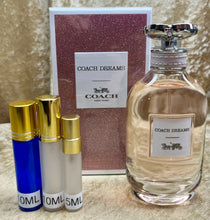 Load image into Gallery viewer, Coach Dreams For Women Eau De Parfum Travel Size 0.33 Fl. Oz. 10 Ml. Or 0.16 Fl. Oz. 5 Ml. Atomizer Spray or Roll-on Bottle