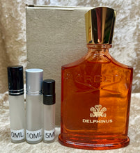 Load image into Gallery viewer, Creed Delphinus Eau De Parfum Travel Size 0.33 Fl. Oz./10 Ml. Or 0.16 Fl. Oz./5 Ml. Atomizer Spray or Roll-on Bottle