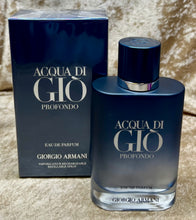 Load image into Gallery viewer, Acqua Di Gio Profondo Eau De Parfum 3.3 Fl. Oz./100 Ml. Sealed Box