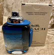 Load image into Gallery viewer, Coach Blue New York for Men Eau De Toilette 3.3 Fl. Oz. 100 Ml Tester Bottle