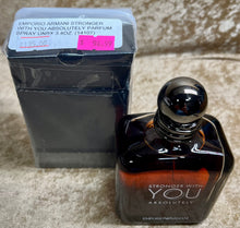 Load image into Gallery viewer, Stronger with You Absolutely Parfum Emporio Armani 3.4 Fl. Oz./100 Ml. Tester Bottle