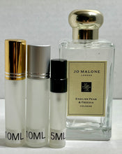 Load image into Gallery viewer, Jo Malone English Pear &amp; Freesia Cologne Travel Size 0.33 Fl. Oz. Or 0.16 Fl. Oz./5 Ml. Atomizer Spray Bottle or Roll-on Bottle
