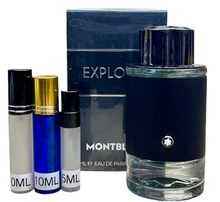 Load image into Gallery viewer, Montblanc Explorer Travel Size Eau De Parfum 0.33 Fl. Oz. 10 Ml. Or 0.16 Gl. Oz. 5 Ml. Atomizer Spray or Roll-on Bottle