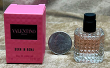 Load image into Gallery viewer, Valentino Born In Roma Donna For Women Eau De Parfum 0.2 Fl. Oz./6 Ml. Splash Mini Bottle