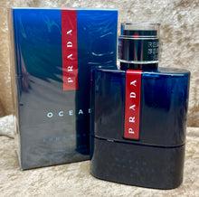 Load image into Gallery viewer, Prada Ocean Luna Rossa For Men Eau De Toilette 3.3 Fl. Oz. 100 Ml. Spray Sealed Box
