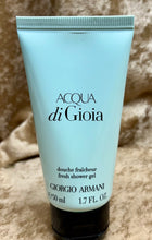 Load image into Gallery viewer, Acqua Di Gioia Giorgio Armani Fresh Shower Gel 1.7 Fl. Oz. 50 Ml. Travel Size.