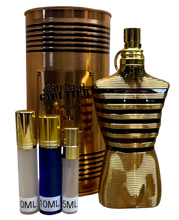 Load image into Gallery viewer, Jean Paul Gaultier  Le Male Elixir Parfum Travel Size 0.33 Fl. Oz. 10 Ml. Or 0.16 Fl. Oz. 5 Ml. Atomizer Spray or Roll-on Bottle