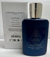 Load image into Gallery viewer, Layton Exclusif Parfum de Marly Eau de Parfum 4.2 Fl. Oz./125 Ml. New never used tester bottle.