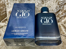Load image into Gallery viewer, Acqua Di Gio Profondo Eau De Parfum 3.3 Fl. Oz./100 Ml. Sealed Box