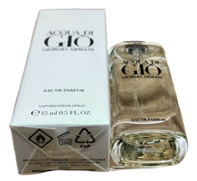 Load image into Gallery viewer, Acqua Di Gio Giorgio Armani For Men EDP 0.5 Fl Oz 15Ml. Travel Size Spray New