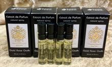 Load image into Gallery viewer, Tiziana Terenzi Gold Rose Oudh Extrait de Parfum Boxed 4X Sample Vails Spray 1.5ml / 0.05 oz..