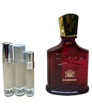 Load image into Gallery viewer, Creed Carmina Eau de Parfum Travel Size 0.33 Fl. Oz./10 Ml. Or 0.16 Fl. Oz./5 Ml Atomizer Spray or Roll-on Bottle